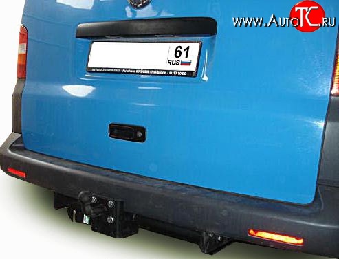 144 999 р. Фаркоп Лидер Плюс (до 2000 кг) Volkswagen Transporter T5 дорестайлинг (2003-2009) (Без электропакета)  с доставкой в г. Кемерово