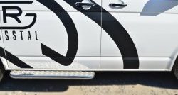 15 899 р. Широкая защита порогов SLITKOFF  Volkswagen Transporter  T6 (2015-2019) дорестайлинг  с доставкой в г. Кемерово. Увеличить фотографию 4