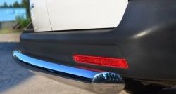 15 799 р. Защита заднего бампера (Ø63 мм, нержавейка) SLITKOFF Volkswagen Transporter T5 рестайлинг (2009-2015)  с доставкой в г. Кемерово. Увеличить фотографию 2