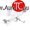9 299 р. Фаркоп Лидер Плюс (съемный шар тип А)  Volkswagen Teramont  CA1 (2016-2020) дорестайлинг (Без электропакета)  с доставкой в г. Кемерово