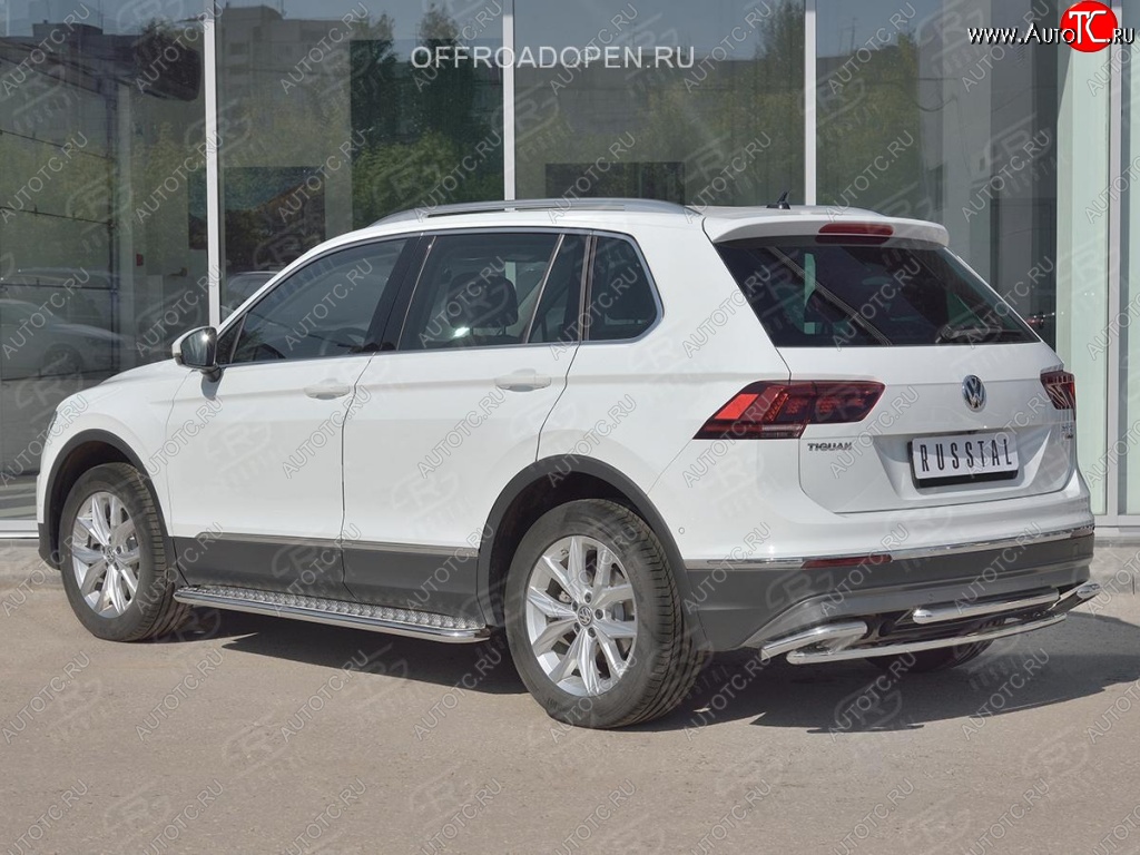 21 999 р. уголки SLITKOFF  Volkswagen Tiguan  Mk2 (2016-2020) дорестайлинг  с доставкой в г. Кемерово