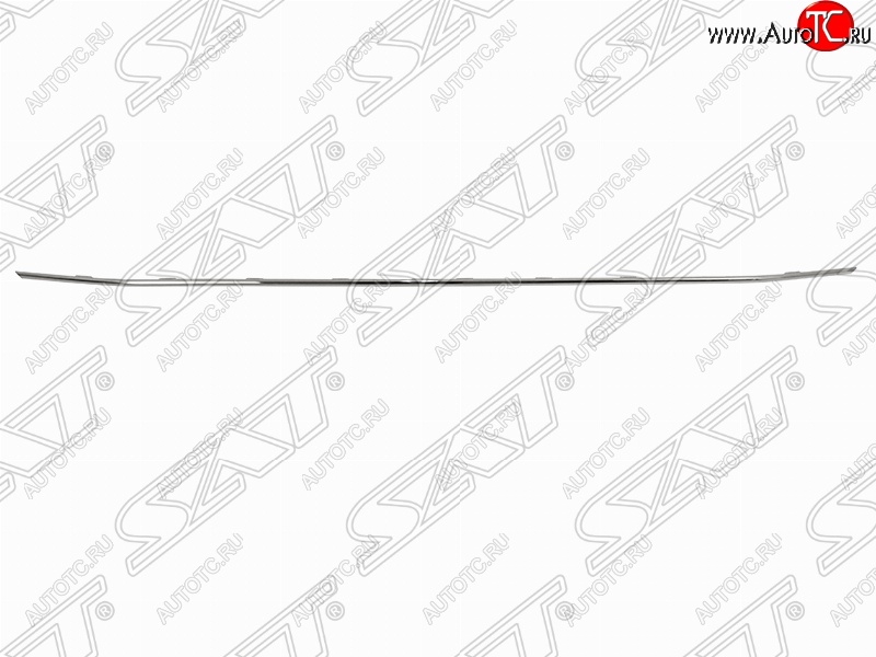 2 459 р. Молдинг на передний бампер SAT  Volkswagen Tiguan  Mk2 (2016-2020) дорестайлинг (центр, Неокрашенный)  с доставкой в г. Кемерово