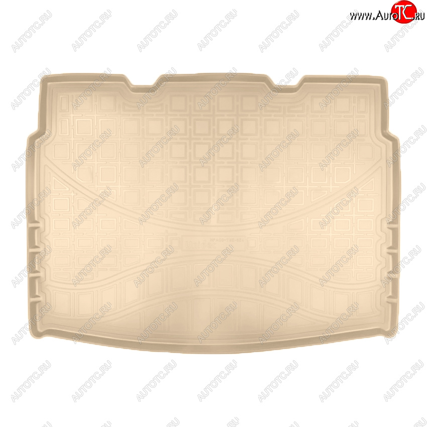 2 369 р. Коврик багажника Norplast Unidec (нижняя полка)  Volkswagen Tiguan  Mk2 (2016-2022) дорестайлинг, рестайлинг (Цвет: бежевый)  с доставкой в г. Кемерово