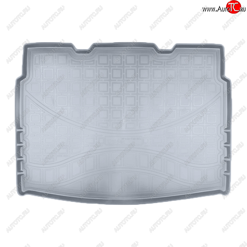2 369 р. Коврик багажника Norplast Unidec (нижняя полка)  Volkswagen Tiguan  Mk2 (2016-2022) дорестайлинг, рестайлинг (Цвет: серый)  с доставкой в г. Кемерово
