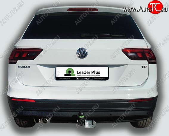 161 999 р. Фаркоп Лидер Плюс. Volkswagen Tiguan Mk2 дорестайлинг (2016-2020) (Без электропакета)  с доставкой в г. Кемерово