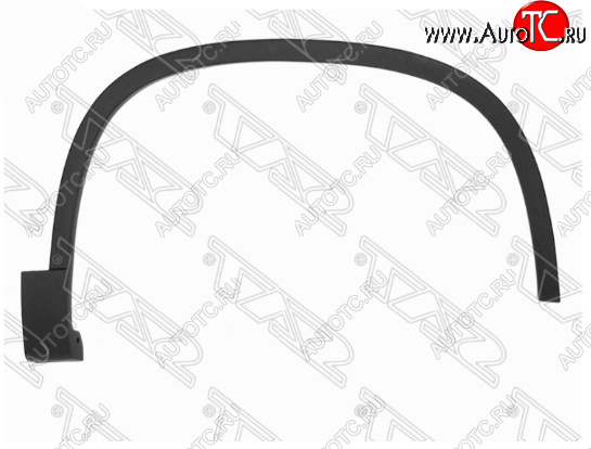 1 269 р. Правый молдинг арки крыла SAT (передний) Volkswagen Tiguan NF дорестайлинг (2006-2011)  с доставкой в г. Кемерово