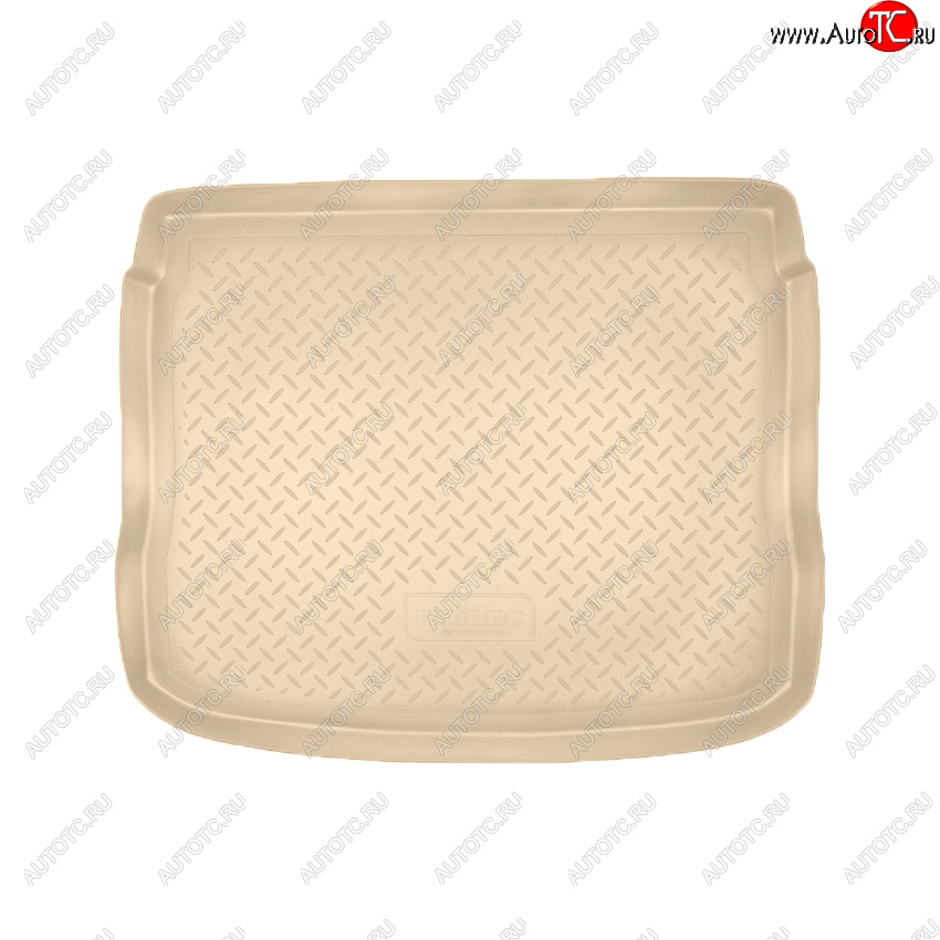 2 369 р. Коврик багажника Norplast Unidec  Volkswagen Tiguan  NF (2006-2011) дорестайлинг (Цвет: бежевый)  с доставкой в г. Кемерово