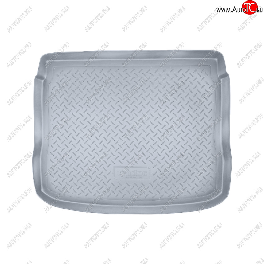 2 369 р. Коврик багажника Norplast Unidec  Volkswagen Tiguan  NF (2006-2011) дорестайлинг (Цвет: серый)  с доставкой в г. Кемерово