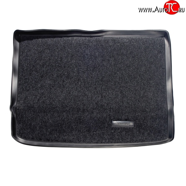 1 249 р. Коврик в багажник Aileron (полиуретан, покрытие Soft)  Volkswagen Tiguan  NF (2006-2011) дорестайлинг  с доставкой в г. Кемерово
