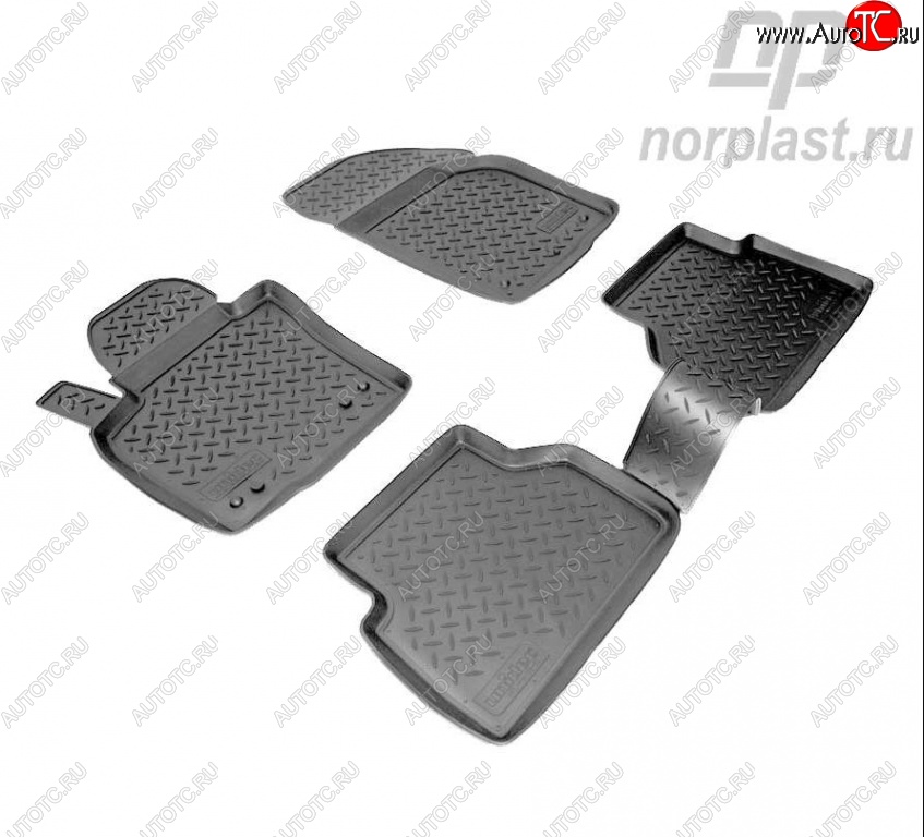 2 499 р. Комплект салонных ковриков Norplast  Volkswagen Tiguan  NF (2006-2011) дорестайлинг  с доставкой в г. Кемерово