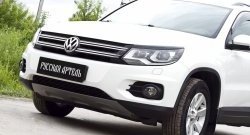 669 р. Реснички на фары RA Volkswagen Tiguan NF рестайлинг (2011-2017) (Неокрашенные)  с доставкой в г. Кемерово. Увеличить фотографию 4