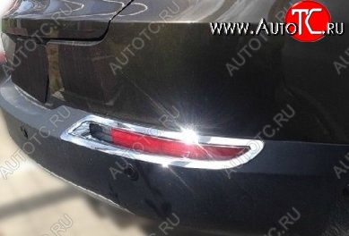 3 599 р. Накладки на задние отражатели СТ Volkswagen Tiguan NF рестайлинг (2011-2017)  с доставкой в г. Кемерово