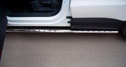 16 649 р. Защита порогов для ног из овальной трубы диаметром 75x42 мм (Track & Field) Russtal Volkswagen Tiguan NF рестайлинг (2011-2017)  с доставкой в г. Кемерово. Увеличить фотографию 3