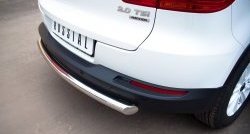 Одинарная защита заднего бампера из трубы диаметром 63 мм (Track & Field) SLITKOFF Volkswagen Tiguan  NF (2011-2017) рестайлинг