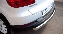 16 999 р. Защита заднего бампера (Ø76 мм, нержавейка,Track & Field) SLITKOFF  Volkswagen Tiguan  NF (2011-2017) рестайлинг  с доставкой в г. Кемерово. Увеличить фотографию 2