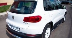 16 999 р. Защита заднего бампера (Ø76 мм, нержавейка,Track & Field) SLITKOFF  Volkswagen Tiguan  NF (2011-2017) рестайлинг  с доставкой в г. Кемерово. Увеличить фотографию 4