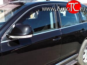 2 099 р. Дефлекторы окон (ветровики) Novline 4 шт Volkswagen Touareg GP дорестайлинг (2002-2007)  с доставкой в г. Кемерово