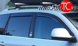 999 р. Комплект дефлекторов окон (ветровиков) 4 шт. Russtal Volkswagen Touareg GP дорестайлинг (2002-2007)  с доставкой в г. Кемерово