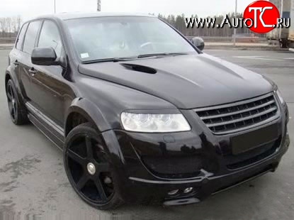 37 849 р. Пластиковый капот Techart Magnum Style 7L Volkswagen Touareg GP дорестайлинг (2002-2007) (Неокрашенный)  с доставкой в г. Кемерово