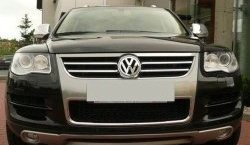 8 399 р. Накладка на передний бампер King Kong Volkswagen Touareg GP дорестайлинг (2002-2007) (Неокрашенная)  с доставкой в г. Кемерово. Увеличить фотографию 5
