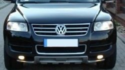 8 349 р. Накладка на передний бампер King Kong v2 Volkswagen Touareg GP рестайлинг (2006-2010) (Неокрашенная)  с доставкой в г. Кемерово. Увеличить фотографию 2