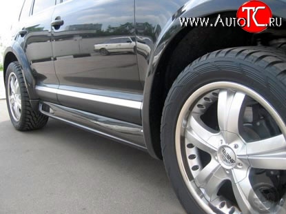 14 149 р. Пороги накладки JE DESIGN Style 7L Volkswagen Touareg GP дорестайлинг (2002-2007) (Неокрашенные)  с доставкой в г. Кемерово