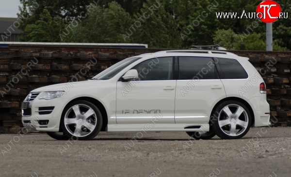 11 949 р. Пороги накладки JE DESIGN Volkswagen Touareg GP дорестайлинг (2002-2007) (Неокрашенные)  с доставкой в г. Кемерово