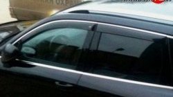 999 р. Комплект дефлекторов окон (ветровиков) 4 шт. Russtal Volkswagen Touareg NF дорестайлинг (2010-2014)  с доставкой в г. Кемерово. Увеличить фотографию 1