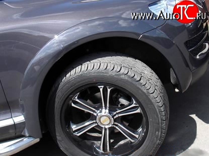 15 699 р. Комплект накладок на колёсные арки R-Line 7L Volkswagen Touareg 1 GP рестайлинг (2006-2010) (Неокрашенные)  с доставкой в г. Кемерово
