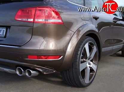17 299 р. Комплект накладок на колёсные арки Je Design 7P Volkswagen Touareg NF дорестайлинг (2010-2014) (Неокрашенные)  с доставкой в г. Кемерово