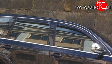 1 799 р. Комплект дефлекторов окон SkyLine Volkswagen Touareg NF дорестайлинг (2010-2014)  с доставкой в г. Кемерово