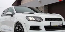 27 649 р. Пластиковый капот Enco Design Volkswagen Touareg NF дорестайлинг (2010-2014) (Неокрашенный)  с доставкой в г. Кемерово. Увеличить фотографию 3