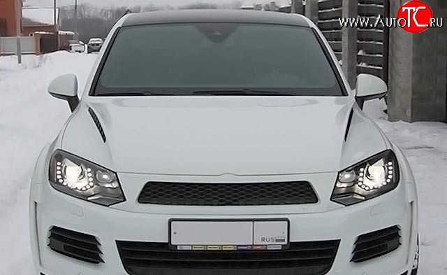 27 649 р. Пластиковый капот Enco Design Volkswagen Touareg NF дорестайлинг (2010-2014) (Неокрашенный)  с доставкой в г. Кемерово