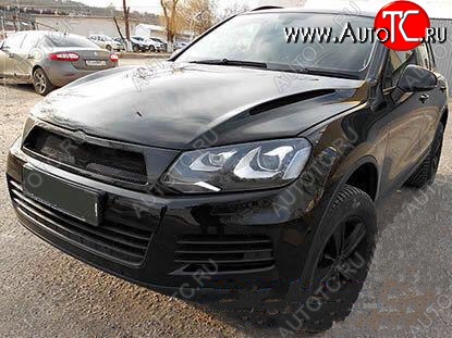 26 249 р. Пластиковый капот HAMANN STYLE Volkswagen Touareg NF дорестайлинг (2010-2014) (Неокрашенный)  с доставкой в г. Кемерово