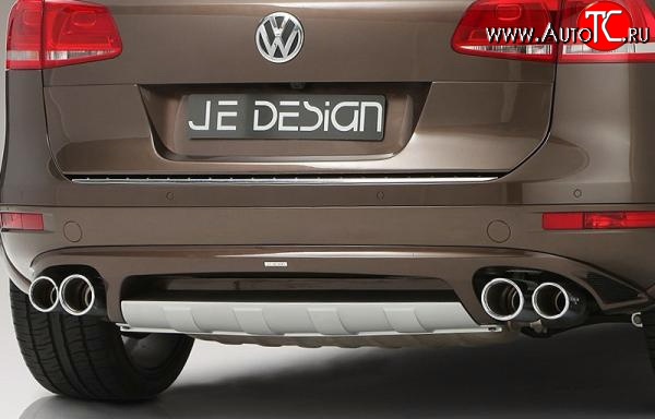 9 799 р. Накладка Je DESIGN на заднюю дверь автомобиля 7P Volkswagen Touareg NF дорестайлинг (2010-2014)  с доставкой в г. Кемерово