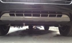 Накладка на передний бампер CT v2 Volkswagen Touareg 2 NF дорестайлинг (2010-2014)