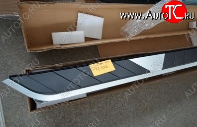 11 399 р. Пороги CT v2 Volkswagen Touareg 2 NF дорестайлинг (2010-2014)  с доставкой в г. Кемерово