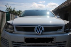 5 649 р. Решетка радиатора ABT STYLE Volkswagen Touareg NF дорестайлинг (2010-2014) (Неокрашенная)  с доставкой в г. Кемерово. Увеличить фотографию 3