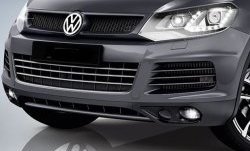 6 749 р. Решётка радиатора Sport Volkswagen Touareg NF дорестайлинг (2010-2014) (Неокрашенная)  с доставкой в г. Кемерово. Увеличить фотографию 3