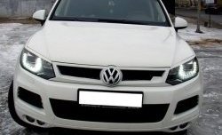 6 749 р. Решётка радиатора Sport Volkswagen Touareg NF дорестайлинг (2010-2014) (Неокрашенная)  с доставкой в г. Кемерово. Увеличить фотографию 7
