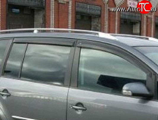 999 р. Комплект дефлекторов окон (ветровиков) 4 шт. Russtal Volkswagen Touran 1T дорестайлинг минивэн (2003-2006)  с доставкой в г. Кемерово