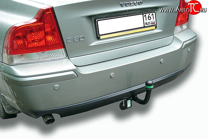 4 499 р. Фаркоп Лидер Плюс Volvo S60 RS,RH седан дорестайлинг (2000-2004) (Без электропакета)  с доставкой в г. Кемерово