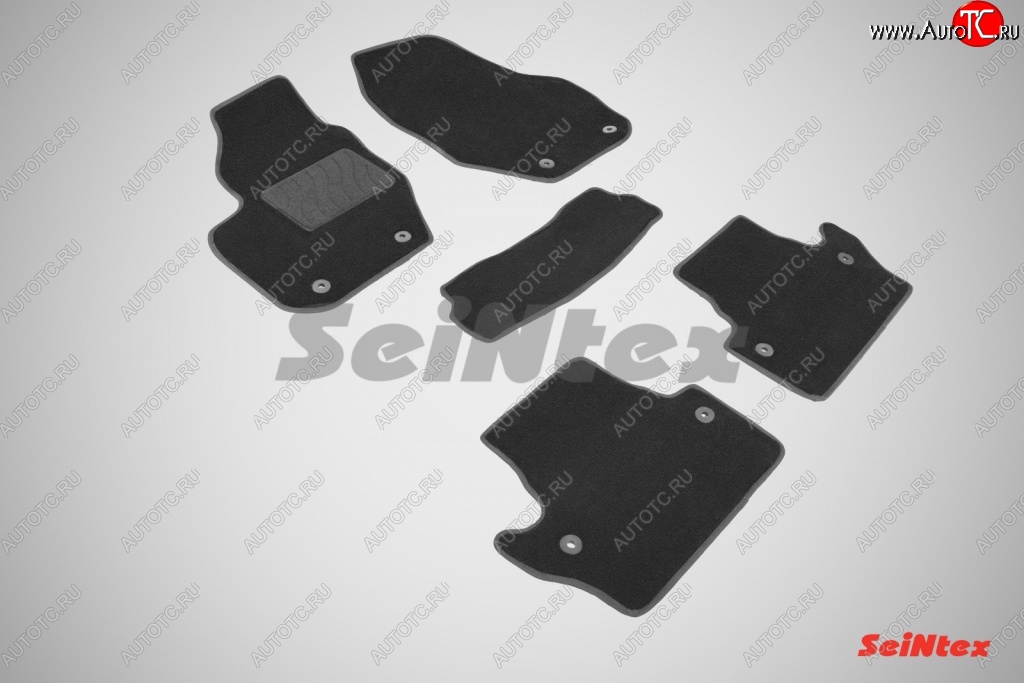 3 599 р. Износостойкие коврики в салон SeiNtex Premium LUX 4 шт. (ворсовые)  Volvo S60  FS седан (2010-2013) дорестайлинг  с доставкой в г. Кемерово