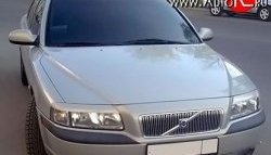 3 399 р. Реснички Sport на фары  Volvo S80  AS60 седан (2006-2010) дорестайлинг (Неокрашенные)  с доставкой в г. Кемерово. Увеличить фотографию 1