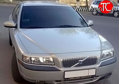 3 399 р. Реснички Sport на фары  Volvo S80  AS60 седан (2006-2010) дорестайлинг (Неокрашенные)  с доставкой в г. Кемерово