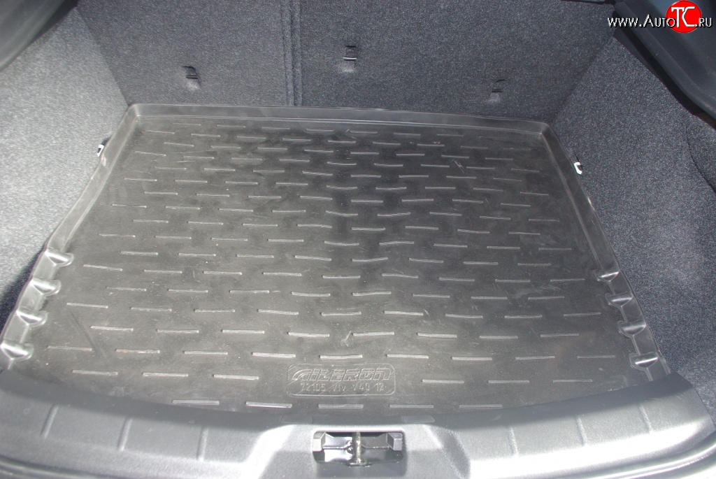 1 599 р. Коврик в багажник Aileron (полиуретан)  Volvo V40 Cross Country  хэтчбэк (2012-2020) дорестайлинг, рестайлинг  с доставкой в г. Кемерово