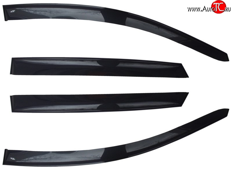 1 199 р. Комплект дефлекторов окон SkyLine Volvo V50 (2004-2012)  с доставкой в г. Кемерово