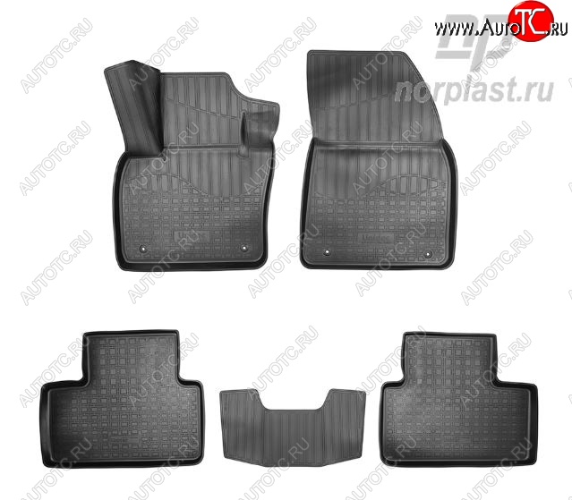2 899 р. Коврики салонные Noplast  Volvo XC40 (2017-2022)  с доставкой в г. Кемерово