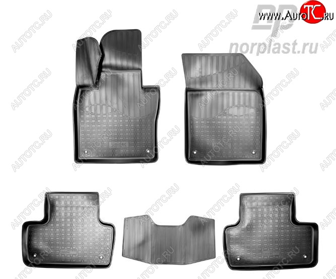 2 899 р. Коврики салонные Noplast  Volvo XC60 (2017-2022)  с доставкой в г. Кемерово