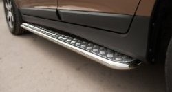 24 649 р. Широкая защита порогов SLITKOFF Volvo XC60  дорестайлинг (2008-2013)  с доставкой в г. Кемерово. Увеличить фотографию 4